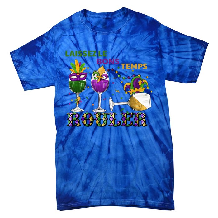 Funny Laissez Les Bons Temps Rouler Mardi Gras Tie-Dye T-Shirt