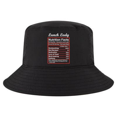 Funny Lunch Lady Nutrition Facts School Cafeteria Cooks Cool Comfort Performance Bucket Hat