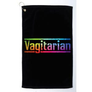 Funny Lesbian Lgbt Pride Month Gay Couple  Platinum Collection Golf Towel