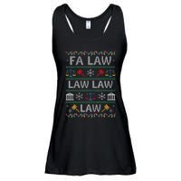 Fa Law Law Vintage Lawyer Ugly Christmas Sweater Ladies Essential Flowy Tank