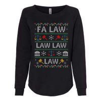 Fa Law Law Vintage Lawyer Ugly Christmas Sweater Womens California Wash Sweatshirt