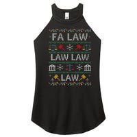 Fa Law Law Vintage Lawyer Ugly Christmas Sweater Women's Perfect Tri Rocker Tank