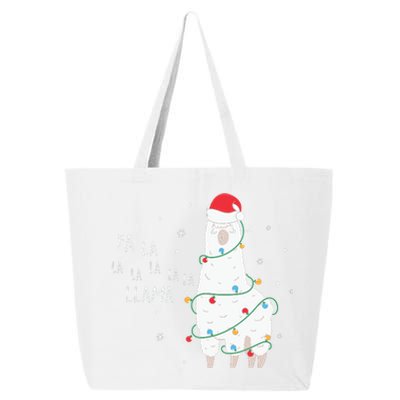 Fa La La Llama Christmas Light 25L Jumbo Tote