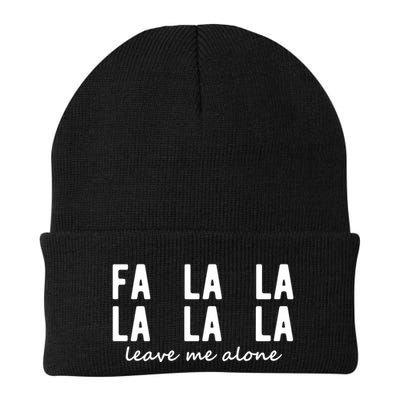 Fa La La La La Leave Me Alone Funny Christmas Beanie