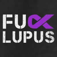Fuck Lupus Lupus Awareness Month Purple Ribbon 7 Panel Mesh Trucker Snapback Hat