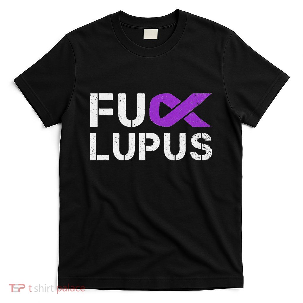 Fuck Lupus Lupus Awareness Month Purple Ribbon T-Shirt