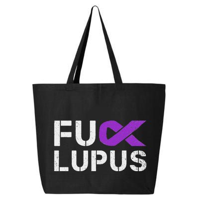 Fuck Lupus Lupus Awareness Month Purple Ribbon 25L Jumbo Tote