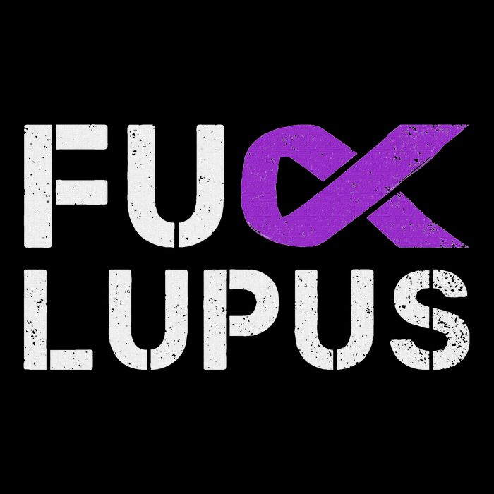 Fuck Lupus Lupus Awareness Month Purple Ribbon Womens Tank Top