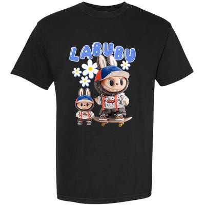 Funny Labubu Lover Cute Labubu Party Meme Garment-Dyed Heavyweight T-Shirt