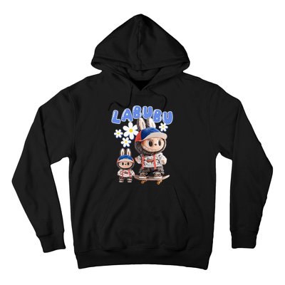 Funny Labubu Lover Cute Labubu Party Meme Hoodie