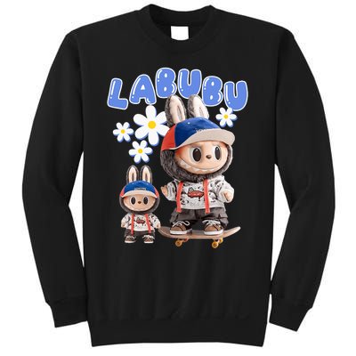 Funny Labubu Lover Cute Labubu Party Meme Sweatshirt