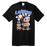 Funny Labubu Lover Cute Labubu Party Meme Tall T-Shirt