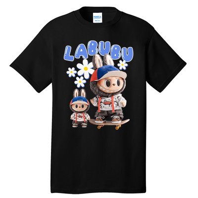 Funny Labubu Lover Cute Labubu Party Meme Tall T-Shirt