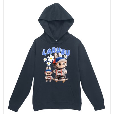 Funny Labubu Lover Cute Labubu Party Meme Urban Pullover Hoodie