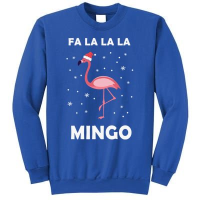 Fa La La La Mingo Tropical Flamingo Christmas Festive Funny Gift Sweatshirt