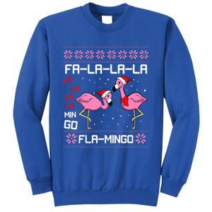 Fa La La Mingo Christmas Pajama Cute Flamingo Ugly XMas Sweatshirt