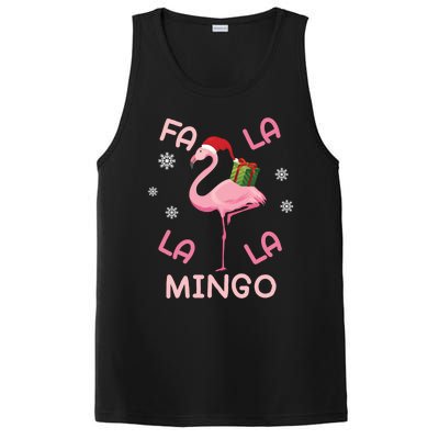 Fa La La La Mingo Christmas Day Pink Flamingo Merry Xmas Gift PosiCharge Competitor Tank