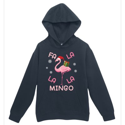 Fa La La La Mingo Christmas Day Pink Flamingo Merry Xmas Gift Urban Pullover Hoodie