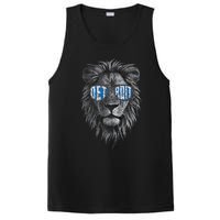 Funny Lion Lovers Wearing Glasses Retro Vintage Style PosiCharge Competitor Tank