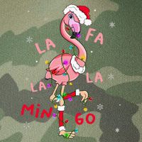 Fa La La Mingo Flamingo Christmas Tree Lights Tropical Xmas  Legacy Tie Dye Trucker Hat