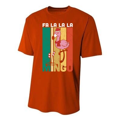 Fa La La La Mingo Flamingo Christmas In July Summer Xmas Cute Gift Performance Sprint T-Shirt