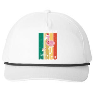 Fa La La La Mingo Flamingo Christmas In July Summer Xmas Cute Gift Snapback Five-Panel Rope Hat