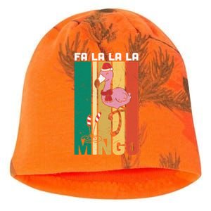 Fa La La La Mingo Flamingo Christmas In July Summer Xmas Cute Gift Kati - Camo Knit Beanie