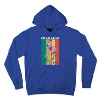 Fa La La La Mingo Flamingo Christmas In July Summer Xmas Cute Gift Hoodie