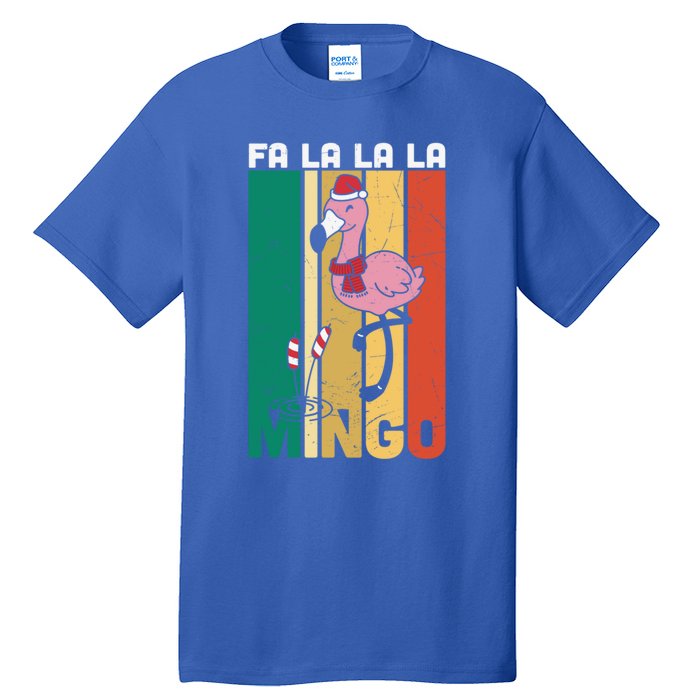 Fa La La La Mingo Flamingo Christmas In July Summer Xmas Cute Gift Tall T-Shirt