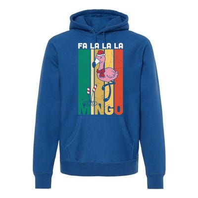 Fa La La La Mingo Flamingo Christmas In July Summer Xmas Cute Gift Premium Hoodie