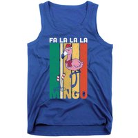 Fa La La La Mingo Flamingo Christmas In July Summer Xmas Cute Gift Tank Top