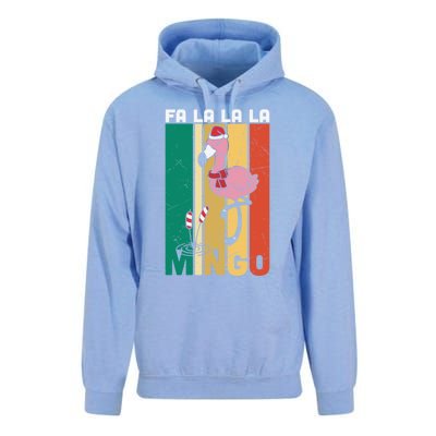 Fa La La La Mingo Flamingo Christmas In July Summer Xmas Cute Gift Unisex Surf Hoodie