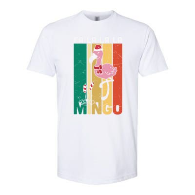 Fa La La La Mingo Flamingo Christmas In July Summer Xmas Cute Gift Softstyle CVC T-Shirt