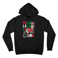 Fa La La Llama Funny Llama Christmas Animal Lover Hoodie