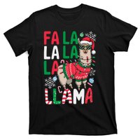 Fa La La Llama Funny Llama Christmas Animal Lover T-Shirt