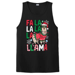 Fa La La Llama Funny Llama Christmas Animal Lover PosiCharge Competitor Tank