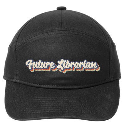 Future Librarian Library Science Student Major Graduation 7-Panel Snapback Hat