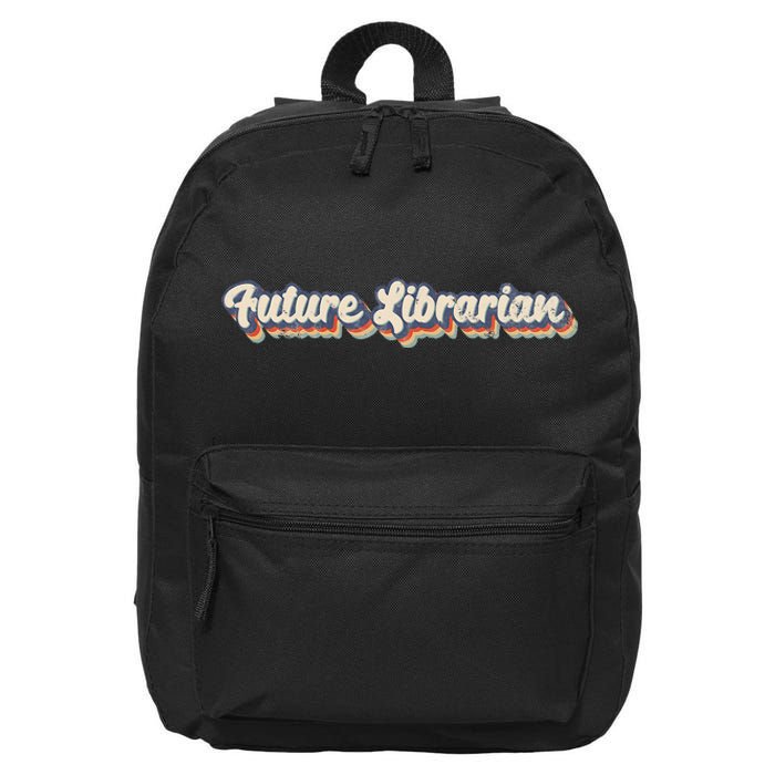 Future Librarian Library Science Student Major Graduation 16 in Basic Backpack