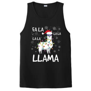 Fa La La Llama Funny Llama Christmas PosiCharge Competitor Tank