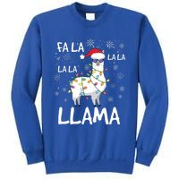 Fa La La Llama Funny Llama Christmas Sweatshirt