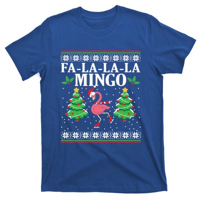 Fa La La La Mingo Flamingo Christmas Tree Winters Holiday Great Gift T-Shirt