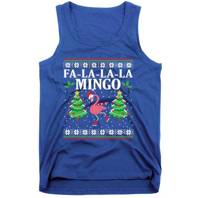 Fa La La La Mingo Flamingo Christmas Tree Winters Holiday Great Gift Tank Top