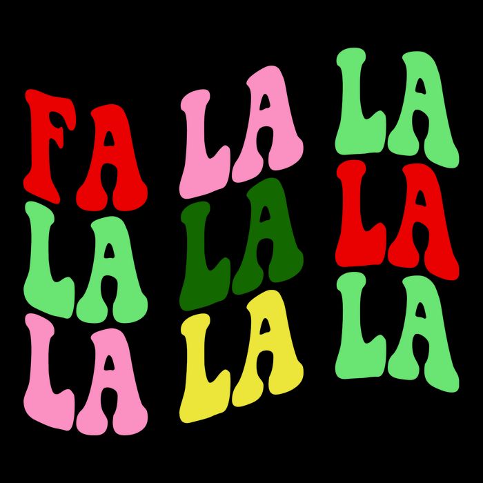 Fa La La Groovy Christmas City Backpack