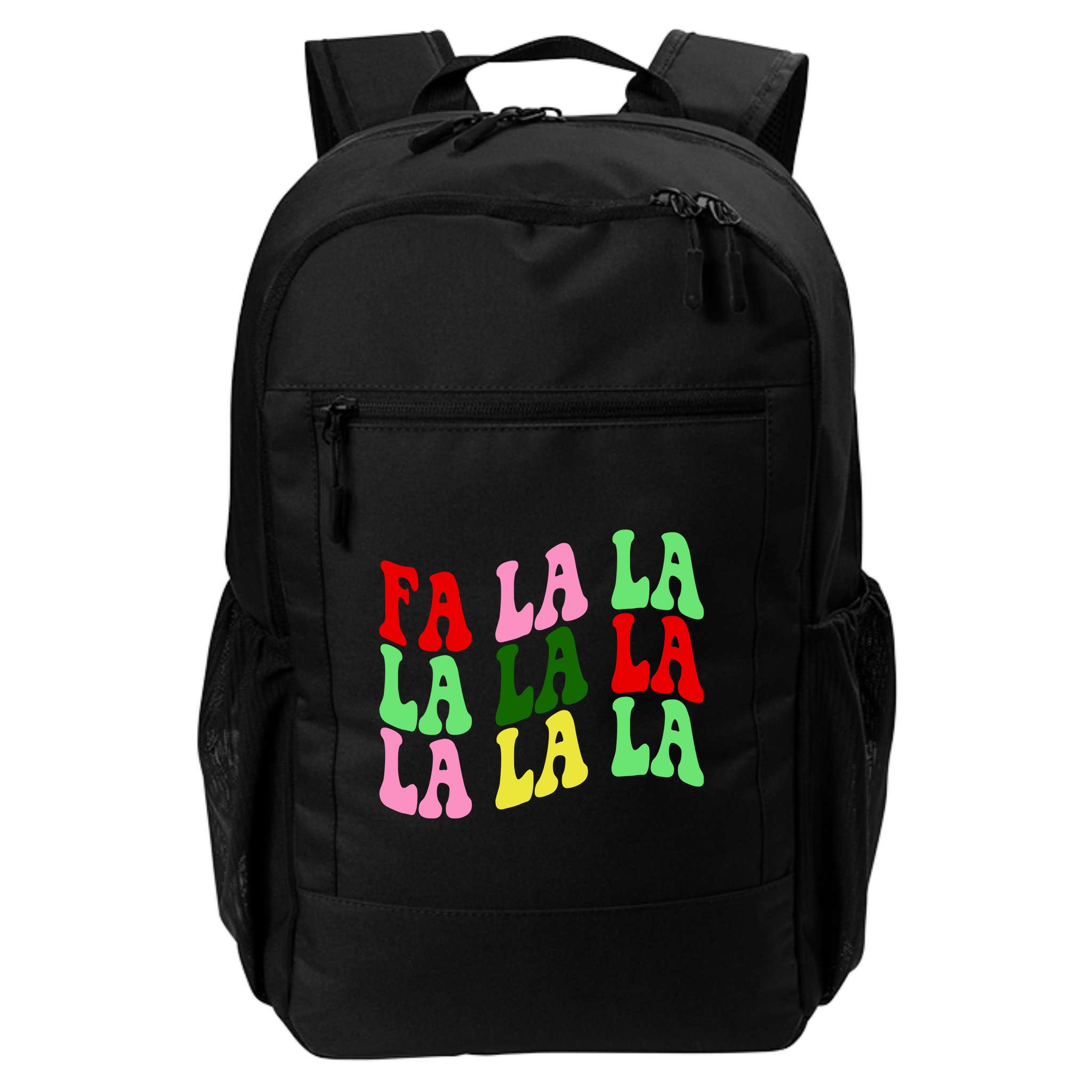 Fa La La Groovy Christmas Backpack