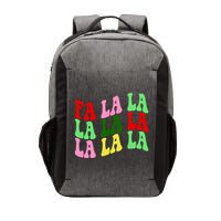 Fa La La Groovy Christmas Vector Backpack