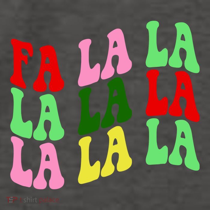 Fa La La Groovy Christmas Vector Backpack