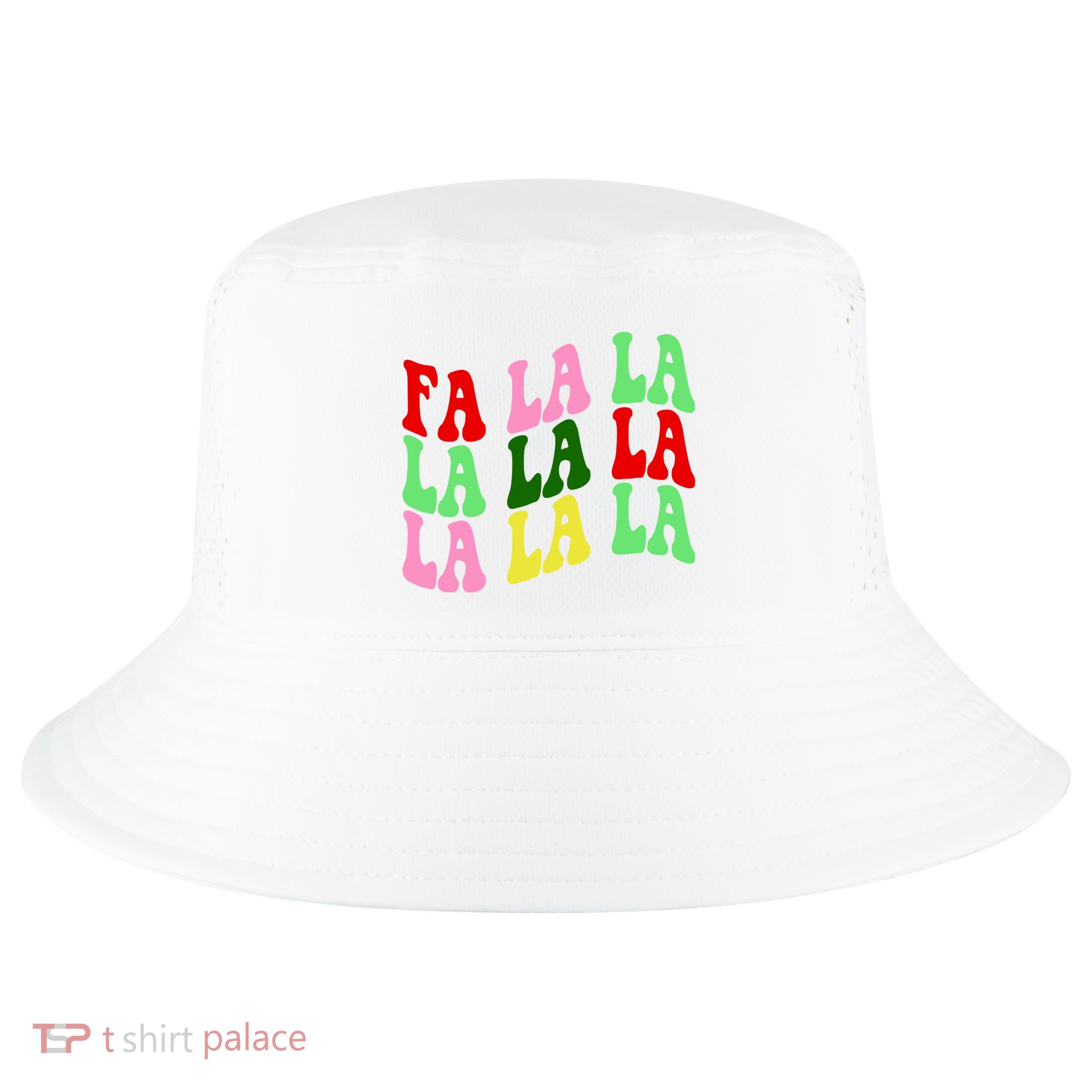 Fa La La Groovy Christmas Cool Comfort Performance Bucket Hat
