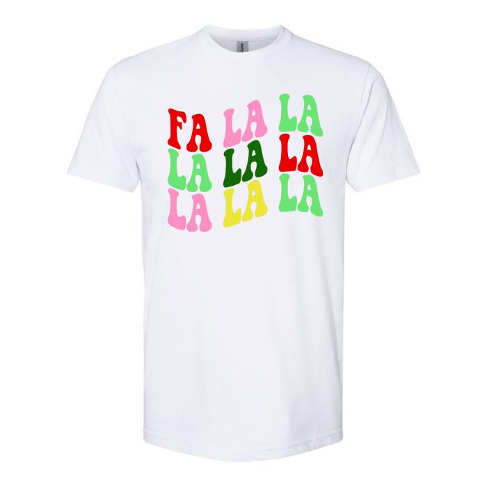 Fa La La Groovy Christmas Softstyle® CVC T-Shirt