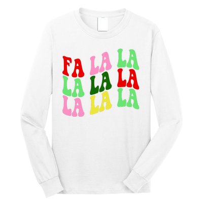 Fa La La Groovy Christmas Long Sleeve Shirt