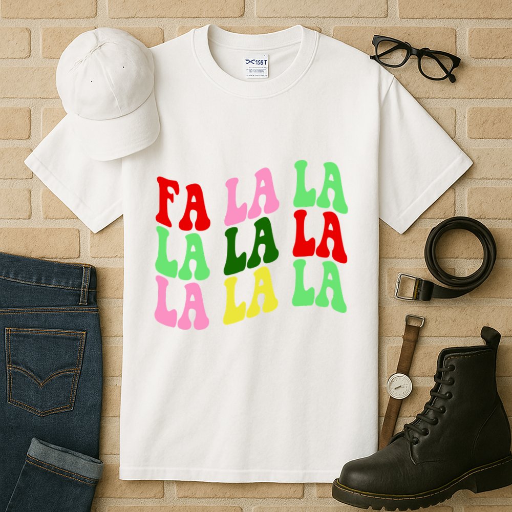 Fa La La Groovy Christmas Tall T-Shirt